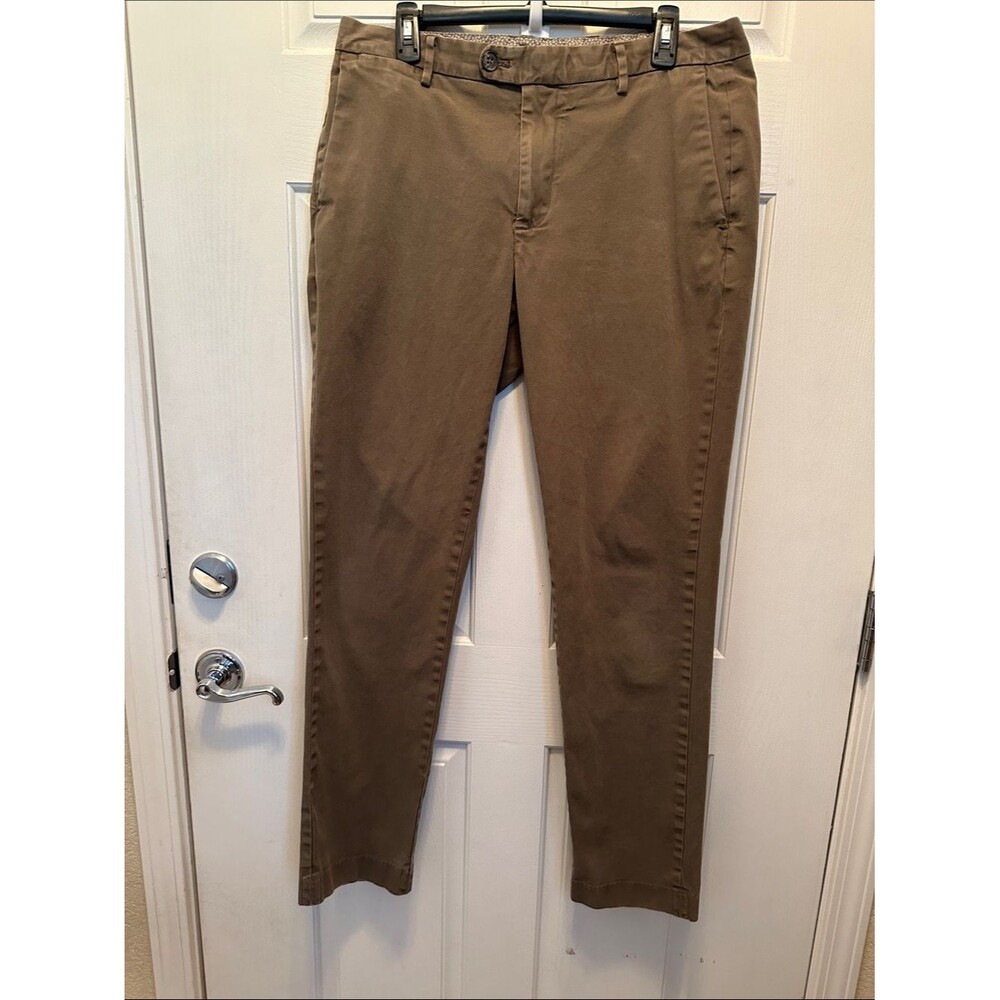 Bonobos Men's Olive Brown Classic Slim Fit Chinos 34”x34”